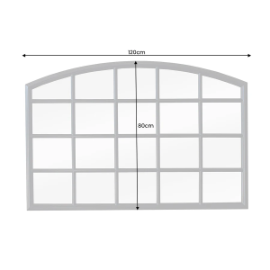 Zrcadlo PARIS 120 cm - černá  Zrcadla 43873