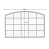 Zrcadlo PARIS 120 cm - černá  Zrcadla 43873