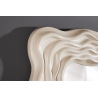 Nástěnné zrcadlo WAVE 90 CM - šedo-béžová  Zrcadla 43871