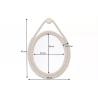 Zrcadlo SEVEN SEAS 60 CM  Zrcadla 43471