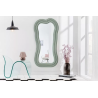 Nástěnné zrcadlo ALICE 100 CM zelené  Zrcadla 43163