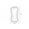 Nástěnné zrcadlo ALICE 100 CM zelené  Zrcadla 43163