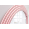 Nástěnné zrcadlo WAVE 160 CM růžové  Zrcadla 43159