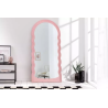 Nástěnné zrcadlo WAVE 160 CM růžové  Zrcadla 43159