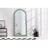 Nástěnné zrcadlo WAVE 160 CM zelené  Zrcadla 43157