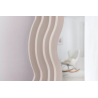 Nástěnné zrcadlo WAVE 160 CM šedo-béžová  Zrcadla 43158