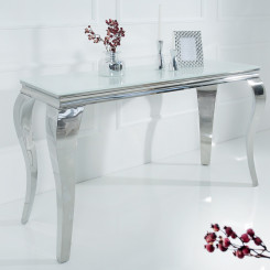 Konzolový stůl modern Barock - Bílé Stříbro Baroque Odkládací stolky MH379050