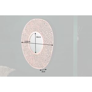 Zrcadlo LEAF L 112 CM měděné  Zrcadla 41436