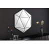 Nástěnné zrcadlo DIAMOND 60 CM černé  Doplňky a dekorace 43824