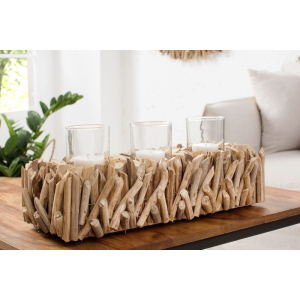 Svícen DRIFTWOOD 50 CM masiv  Doplňky a dekorace 38246