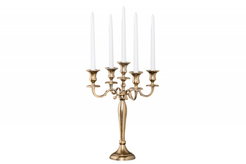 Svícen CANDELABRA GOLD 40 CM  Doplňky a dekorace 20409