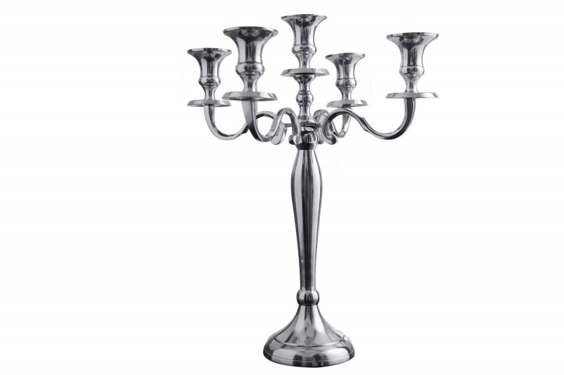 Svícen CANDELABRA SILVER 40 CM  Doplňky a dekorace 17363