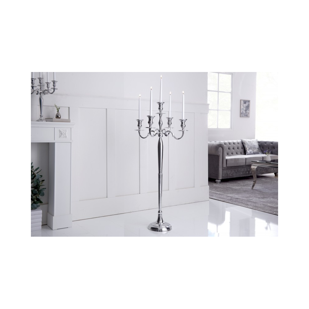 Svícen CANDELABRA SILVER 120 CM  Doplňky a dekorace 17365