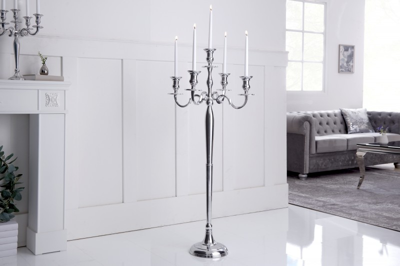 Svícen CANDELABRA SILVER 120 CM  Doplňky a dekorace 17365