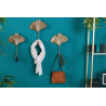 3SET věšák GINKGO zlatý  Doplňky a dekorace 41783