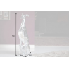 Soška GREYHOUND 70 CM stříbrná  Doplňky a dekorace 8891