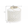 Lucerna MODERN 20 CM pastelově zelená  Doplňky a dekorace 43828