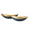 2SET mísa ABSTRACT ORIENT zlatá s patinou  Doplňky a dekorace 43512
