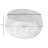 Konferenční stolek LEAF 75 CM zlatý  Konferenční stolky 43227