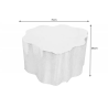Konferenční stolek ORGANIC 70 CM zlatý  Nábytek 42740