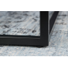 Konferenční stolek ELEGANCE BLACK 90 CM bílý mramorový vzhled  Nábytek 42174