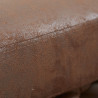 Hnědá stolička Chesterfield mikrovlákno  Taburety a podnožky 40466