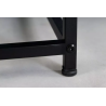 Konferenční stolek DURA STEEL 100 CM černý kov  Konferenční stolky 41728
