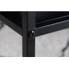 Konferenční stolek DURA STEEL 70 CM černý kov  Konferenční stolky 41727