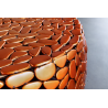 Konferenční stolek STONE MOSAIC 72 CM měděný  Konferenční stolky 41434