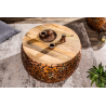 2SET konferenční stolek STONE MOSAIC 65 CM měděný  Konferenční stolky 41432