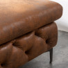 Rohová pohovka Chesterfield pravá mikrovlákno  Sedací soupravy 40667