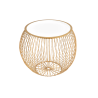 Odkládací stolek STORAGE II GOLD 41 CM  Konferenční stolky 40360