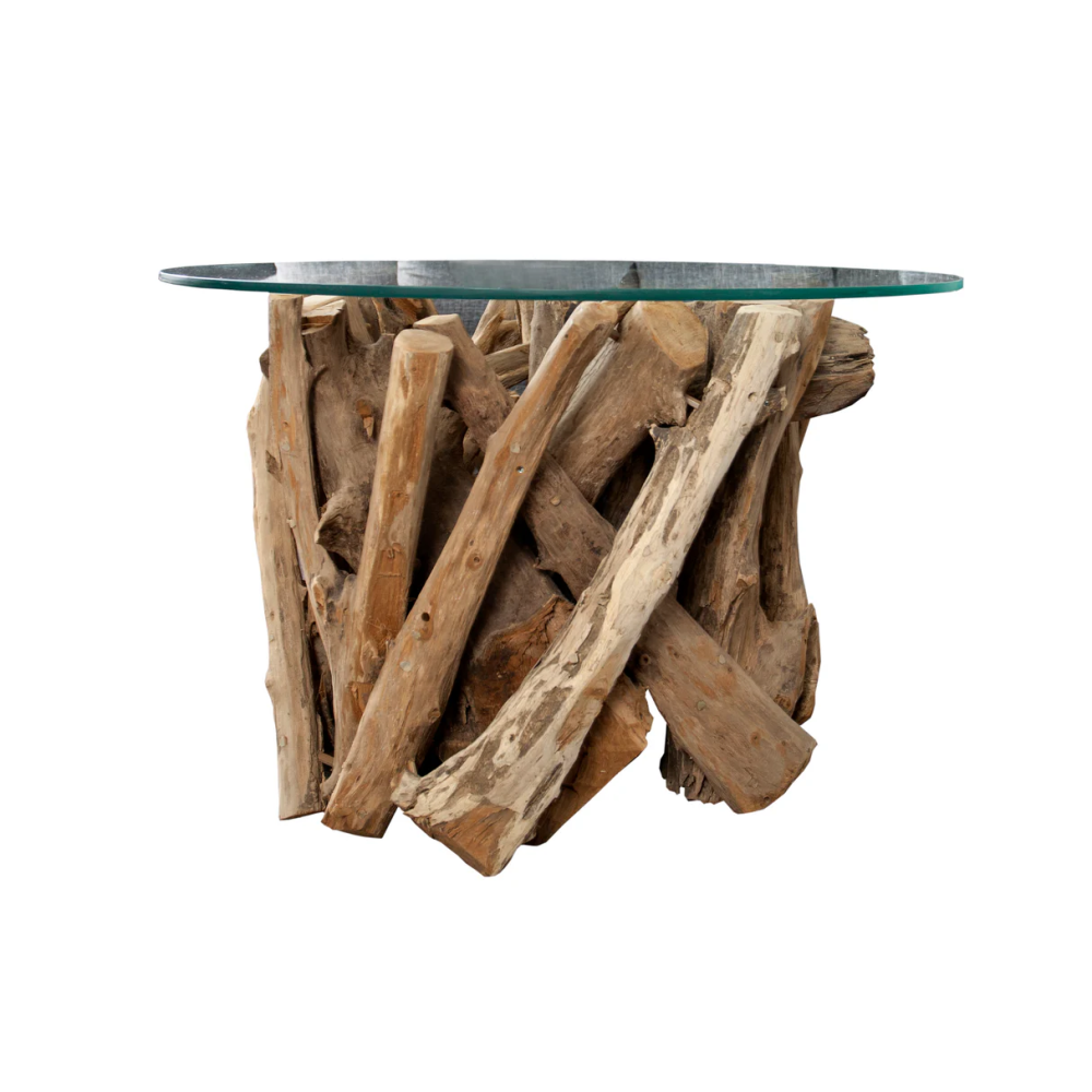 Konferenční stolek NATURE LOUNGE 50 CM masiv teak bez skleněné desky  Konferenční stolky 39832