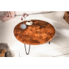Konferenční stolek WOOD MOSAI 70 CM masiv teak  Nábytek 39540