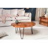 Konferenční stolek WOOD MOSAI 70 CM masiv teak  Nábytek 39540