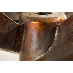 Konferenční stolek OCEAN 60 CM měděný včetně skla  Konferenční stolky 39255