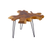 Odkládací stolek WILD 60 CM masiv teak nature  Konferenční stolky 38242