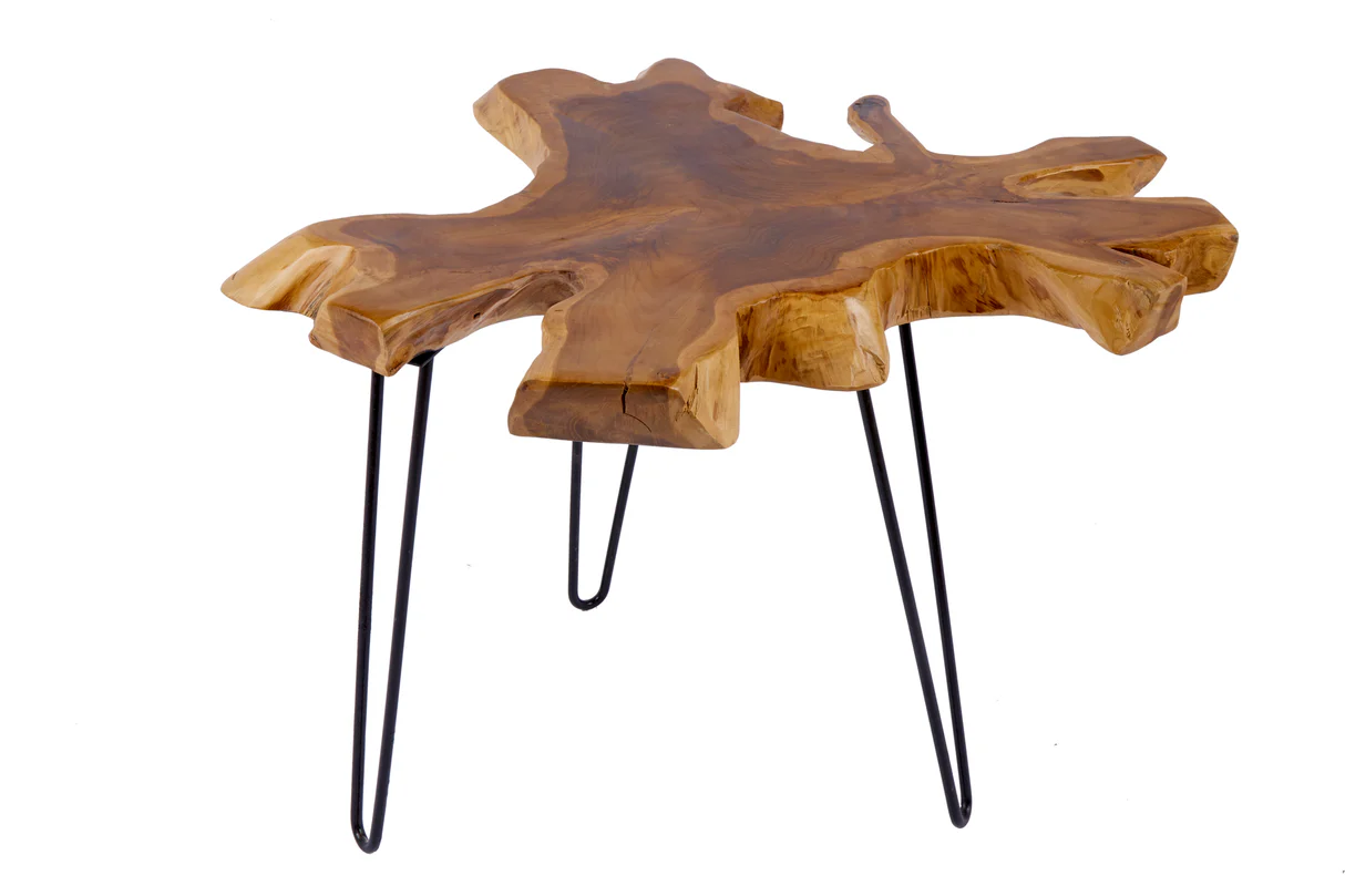 Odkládací stolek WILD 60 CM masiv teak nature  Konferenční stolky 38242