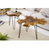 Odkládací stolek WILD 60 CM masiv teak nature  Konferenční stolky 38242