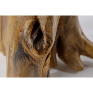 Odkládací stolek WILD ROOT 40 CM masiv teak nature  Konferenční stolky 38237