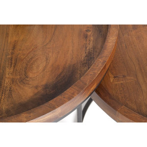 2Set Odkládací stolek Makassar Blend masiv akácie Makassar Odkládací stolky 36743