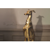 Socha Greyhound 70 cm zlatá  Doplňky a dekorace 45170