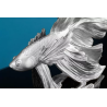 Soška FISH CROWNTAIL 36 CM stříbrná  Doplňky a dekorace 43175