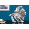 Soška FISH CROWNTAIL 36 CM stříbrná  Doplňky a dekorace 43175
