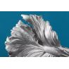 Soška FISH CROWNTAIL 36 CM stříbrná  Doplňky a dekorace 43175