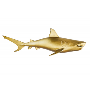 Nástěnná dekorace SHARK GOLD 105 CM pravá  Doplňky a dekorace 43046