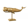Skulptura WHALE GOLD 70 CM  Doplňky a dekorace 43036