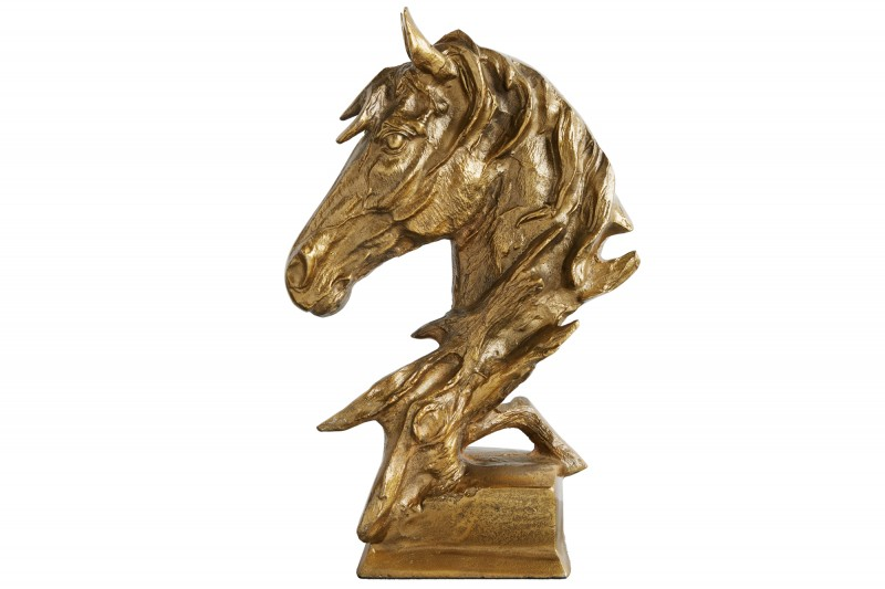 Skulptura HORSE GOLD 40 CM  Doplňky a dekorace 42989