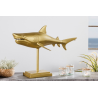 Skulptura SHARK GOLD 70 CM  Doplňky a dekorace 42988
