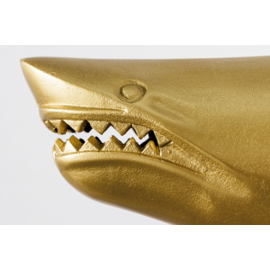 Skulptura SHARK GOLD 70 CM  Doplňky a dekorace 42988